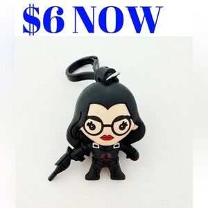 Gi-Joe Baroness Figural 3D Bag Clip Toy Figure